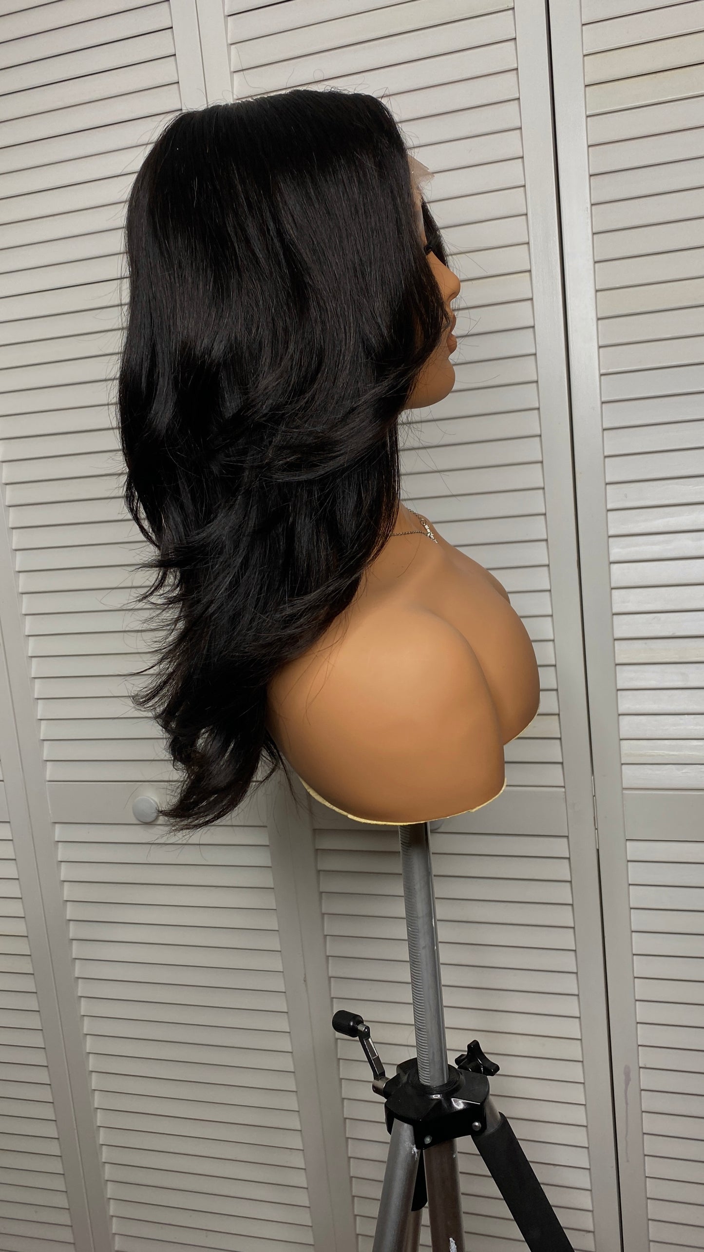 14” Closure Wig with Heavy Layers