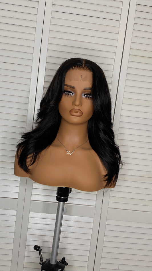 14” Closure Wig with Heavy Layers